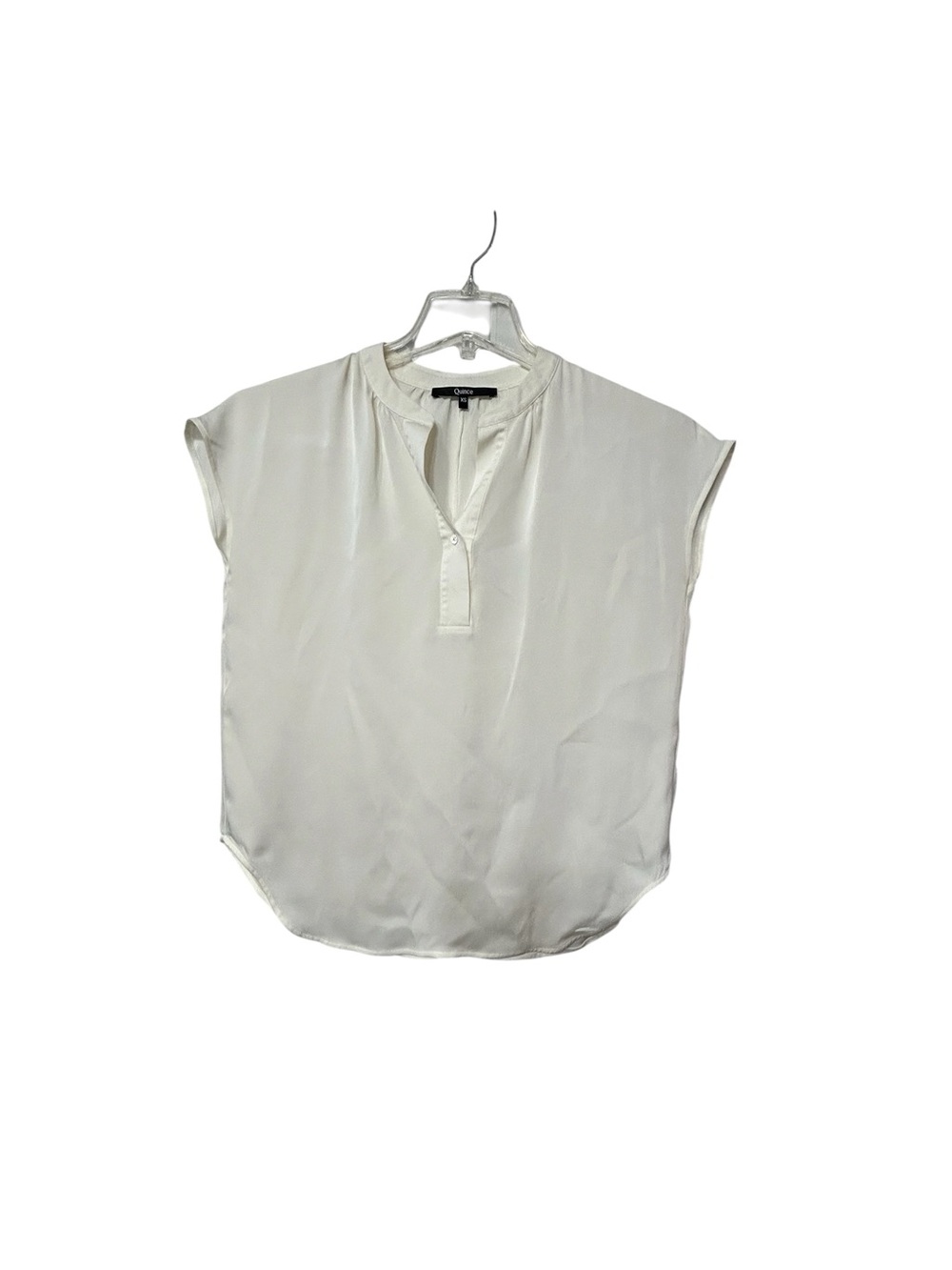 Quince Washable Stretch Silk Dolman Sleeve Blouse - Picture 8 of 11